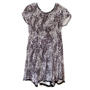 Silence + Noise animal print skater dress